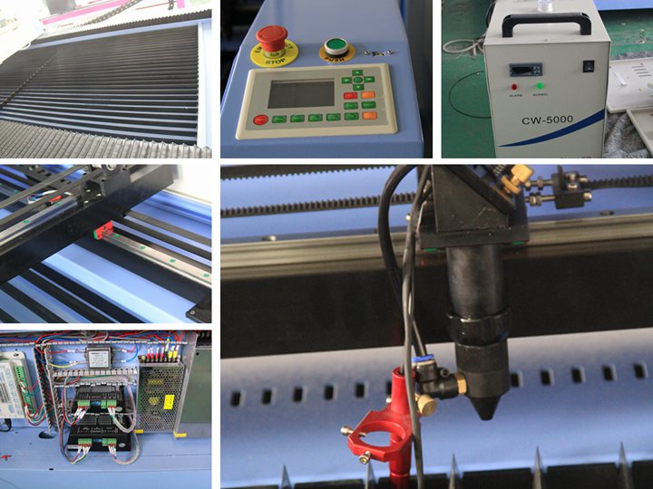 details of laser cnc cutting machine