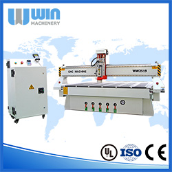 Technical details of WW2519 wood cnc router